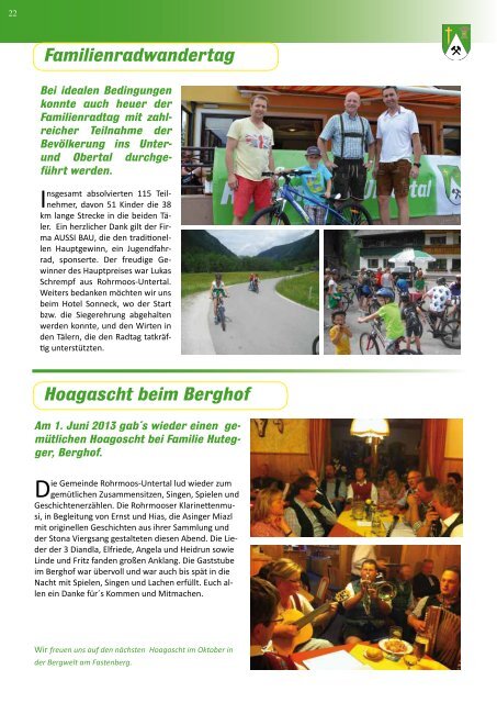 Ausgabe 3/2013 - Gemeinde Rohrmoos-Untertal