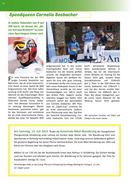 Ausgabe 3/2013 - Gemeinde Rohrmoos-Untertal