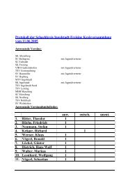 Protokoll 2005 - Schachkreis Ingolstadt/Freising