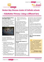 KidsMatter Primary: Using a different lens Broken Bay Diocese