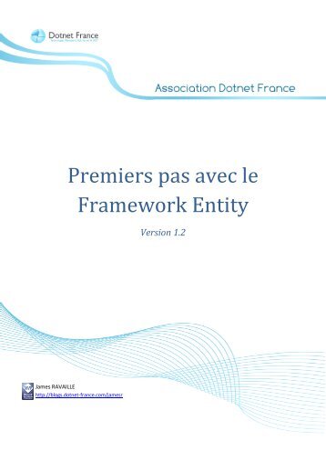 Premiers pas avec le Framework Entity - Dotnet-France