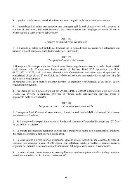 COMUNE DI NERVIANO (Provincia di Milano) REGOLAMENTO ...