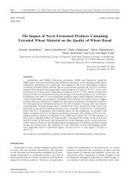 The Impact of Novel Fermented Products Containing Extruded ...