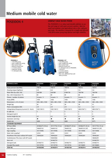 Nilfisk-ALTO â Pressure Washers