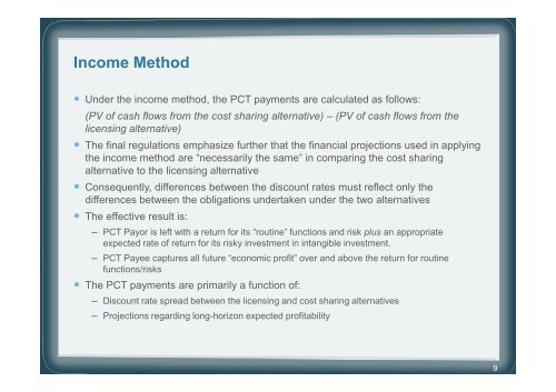 Implied Discount rate - NABE