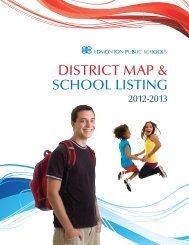 D0018 District Map Listings 2012-13.indd - Edmonton Public Schools