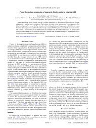 Power losses in a suspension of magnetic dipoles under a rotating ...