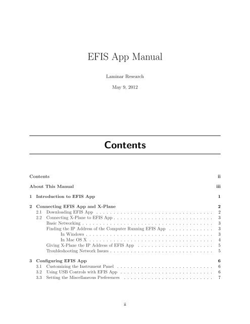 EFIS App Manual - X-Plane.com