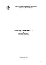 EDUCA IA INFORMALÄ MASS-MEDIA - ISE