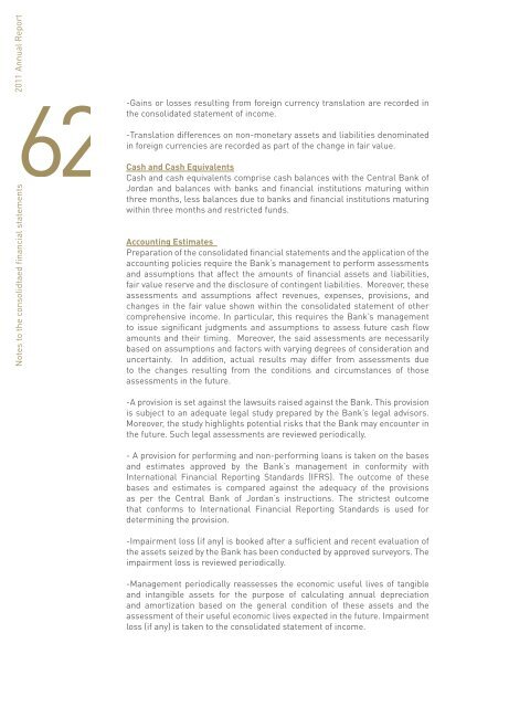 Annual Report 2011 - Jordan Investment and Finance bank