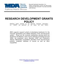 research development grants policy - Muscular Dystrophy Association