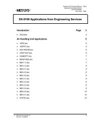 DX-9100 Applications from Engineering Services ... - ShanControls