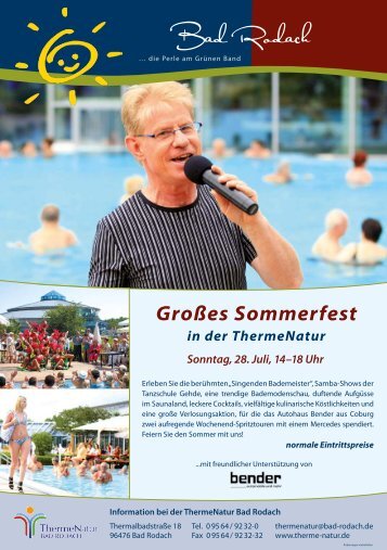 GroÃes Sommerfest - therme Natur Bad Rodach