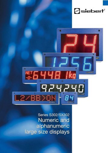 S302/SX302 - Siebert Industrieelektronik GmbH