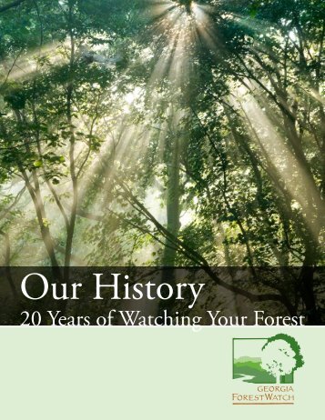Our History - Georgia Forest Watch