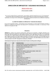 DIRECCIÃN DE IMPUESTOS Y ADUANAS NACIONALES - IDU