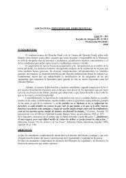 ASIGNATURA: PRINCIPIOS DEL DERECHO PENAL - Universidad