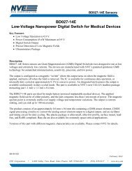 BD027 Low-Voltage Nanopower Digital Switch ... - NVE Corporation