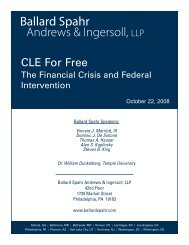 The Financial Crisis and Federal Intervention Seminar Materials