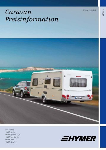 Caravan Preisinformation