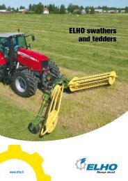 Elho Swathers Download Brochure(pdf) - Hakmet