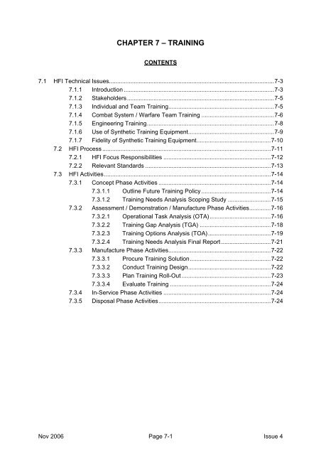 MAP-01-011 HFI Technical Guide - Human Factors Integration ...