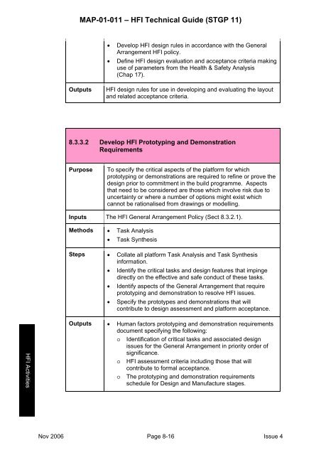 MAP-01-011 HFI Technical Guide - Human Factors Integration ...