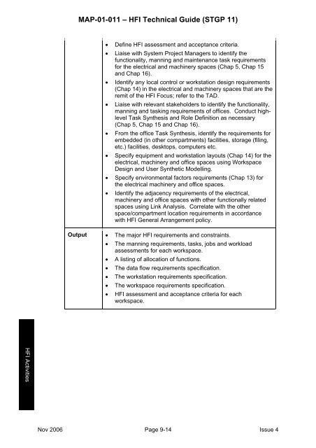 MAP-01-011 HFI Technical Guide - Human Factors Integration ...