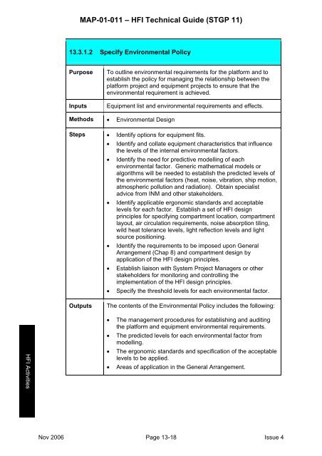 MAP-01-011 HFI Technical Guide - Human Factors Integration ...