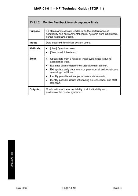 MAP-01-011 HFI Technical Guide - Human Factors Integration ...