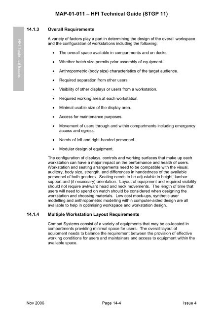 MAP-01-011 HFI Technical Guide - Human Factors Integration ...