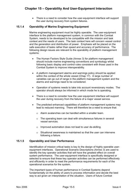 MAP-01-011 HFI Technical Guide - Human Factors Integration ...