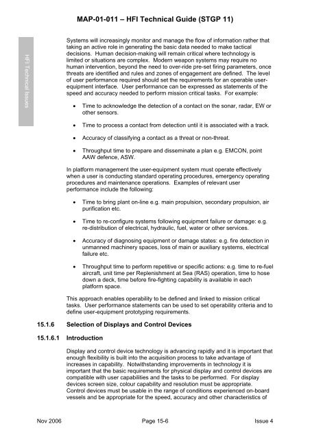 MAP-01-011 HFI Technical Guide - Human Factors Integration ...