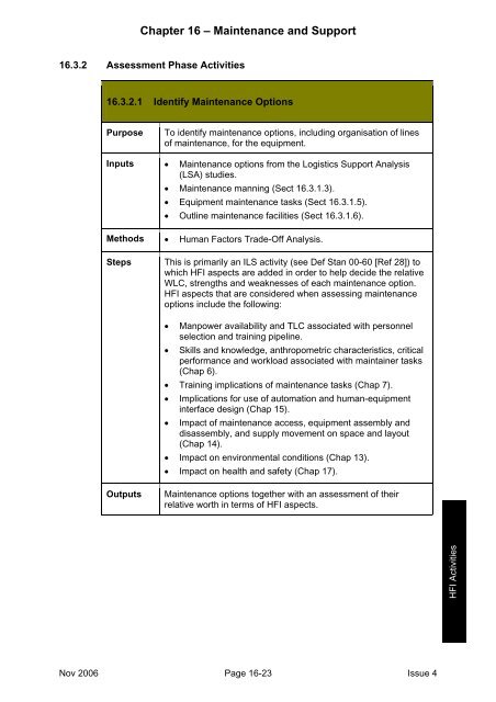 MAP-01-011 HFI Technical Guide - Human Factors Integration ...