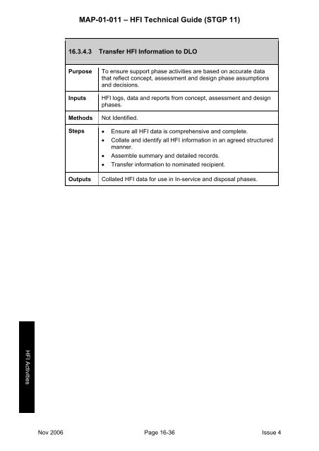 MAP-01-011 HFI Technical Guide - Human Factors Integration ...