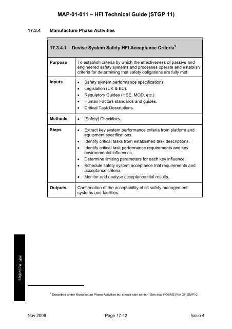 MAP-01-011 HFI Technical Guide - Human Factors Integration ...