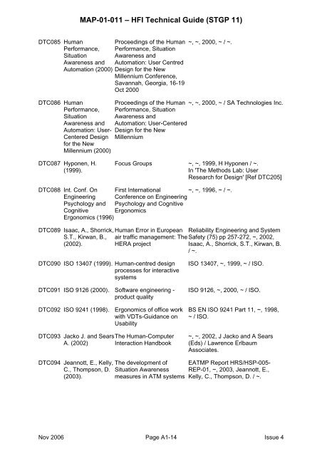 MAP-01-011 HFI Technical Guide - Human Factors Integration ...