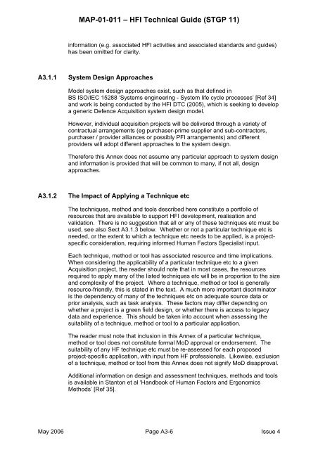 MAP-01-011 HFI Technical Guide - Human Factors Integration ...