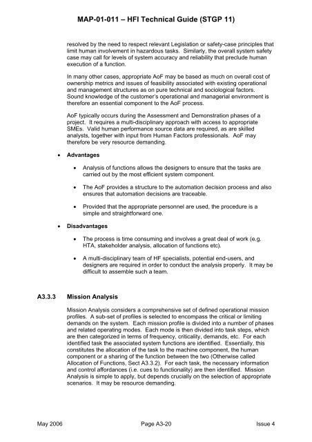 MAP-01-011 HFI Technical Guide - Human Factors Integration ...