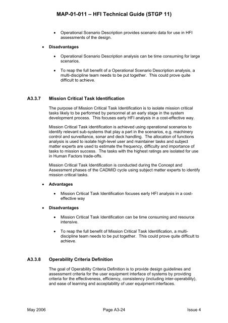 MAP-01-011 HFI Technical Guide - Human Factors Integration ...