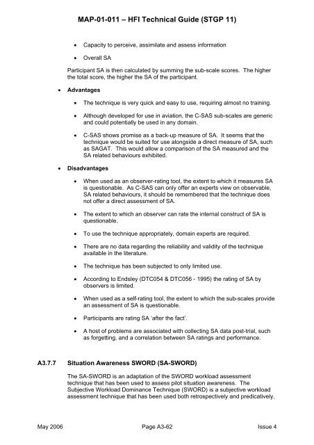 MAP-01-011 HFI Technical Guide - Human Factors Integration ...