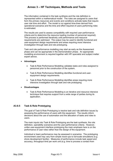 MAP-01-011 HFI Technical Guide - Human Factors Integration ...