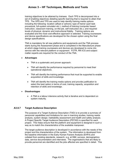 MAP-01-011 HFI Technical Guide - Human Factors Integration ...