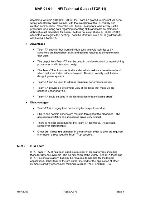 MAP-01-011 HFI Technical Guide - Human Factors Integration ...