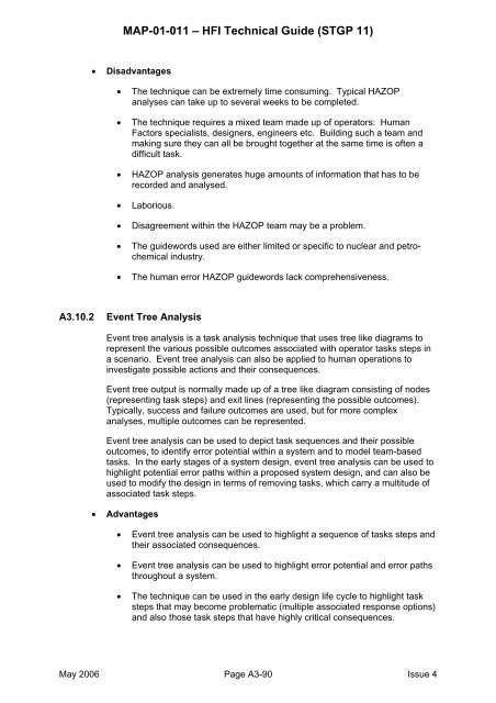 MAP-01-011 HFI Technical Guide - Human Factors Integration ...