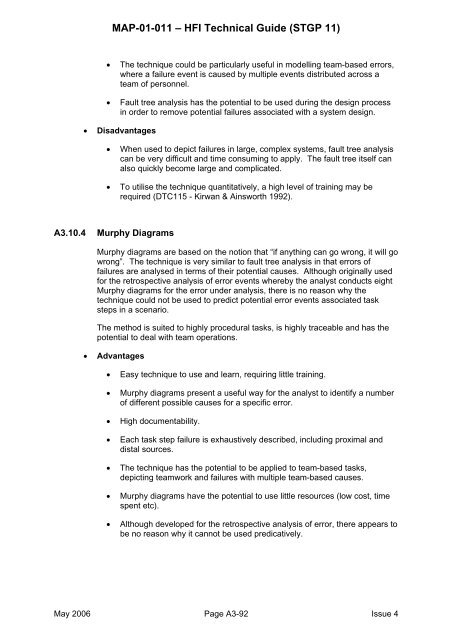 MAP-01-011 HFI Technical Guide - Human Factors Integration ...