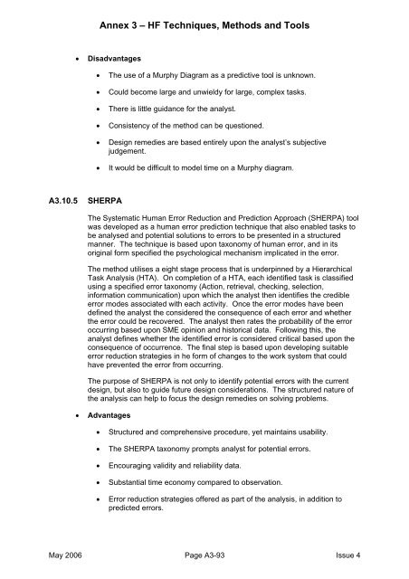 MAP-01-011 HFI Technical Guide - Human Factors Integration ...