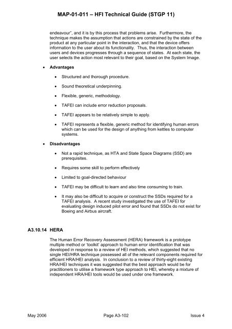 MAP-01-011 HFI Technical Guide - Human Factors Integration ...