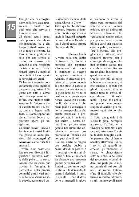 dicembre 2012 anno XXII n° 2 - Parrocchiasanfrancescolecco.it