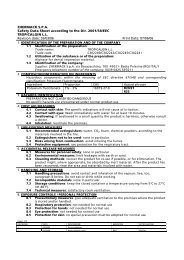 ZHERMACK SPA Safety Data Sheet according to the ... - m-tec dental